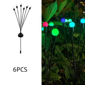 Simulation Firefly Solar Light Outdoor Garden Decoration Lawn Landscape Lamp Xmas Decor Solar LED Lights Outdoor Garden Lights (Option: 6solar-IPL-6PCS)