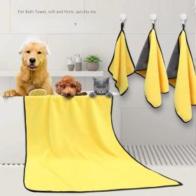 Dog Towels For Drying Dogs Drying Towel Dog Bath Towel, Quick-drying Pet Dog And Cat Towels Soft Fiber Towels Robe Super Absorbent Quick Drying Soft M (Option: 50x100CM)